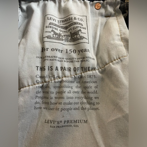 Premium Levi's 502 Button Fly Men’s 36x32​​​​​​​​ - Picture 5 of 7